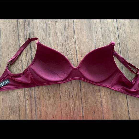 Maroon ‘Just for the Weekend’ Wireless Bra - Picture 3 of 4
